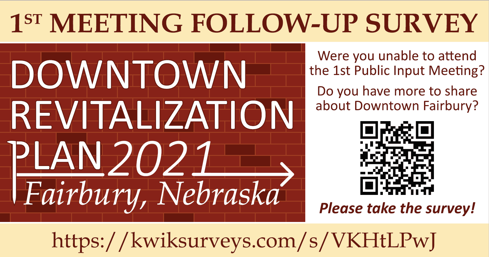 DOWNTOWN REVITALIZATION PLAN FOLLOW UP SURVEY IMAGE